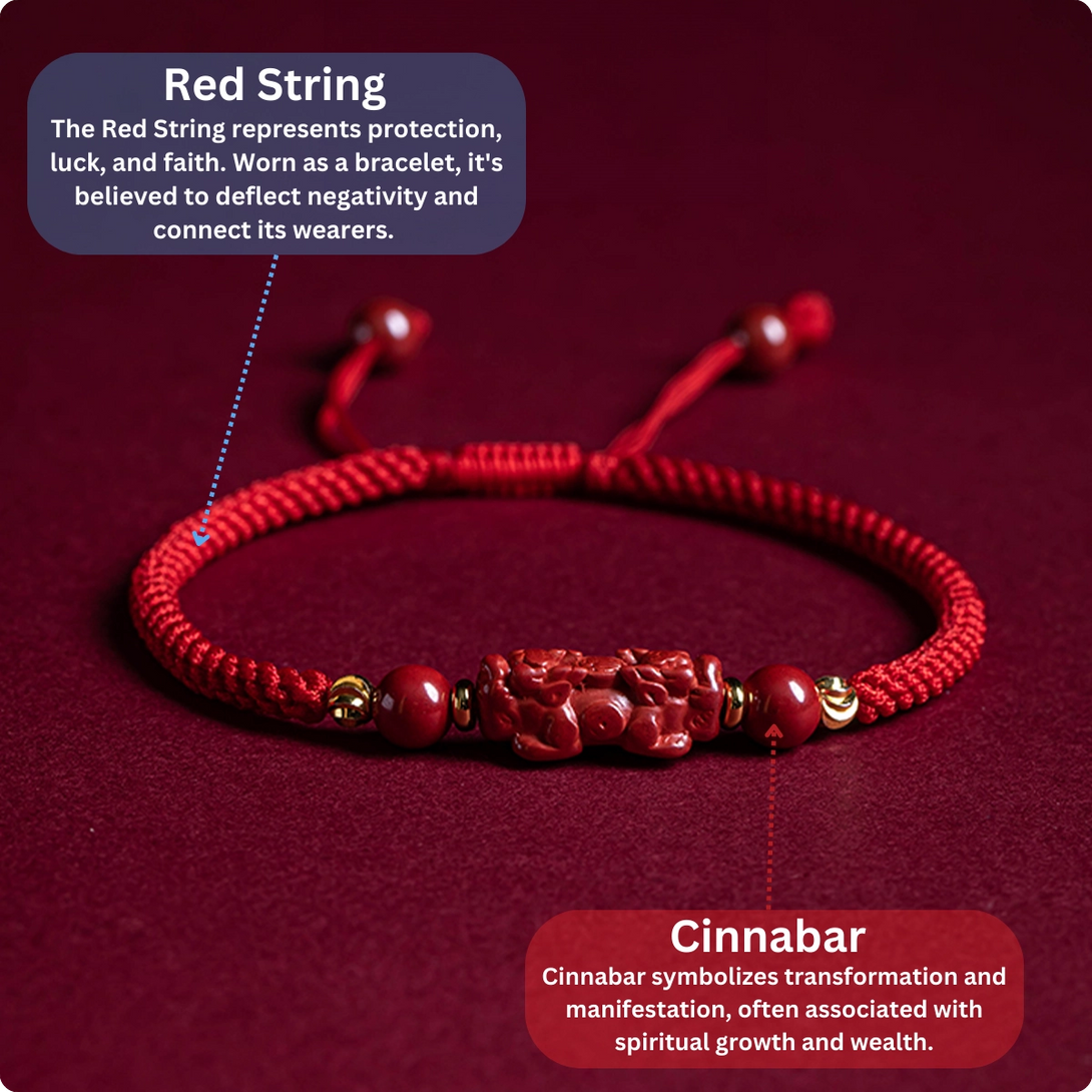 INNERVIBER Cinnabar and Red String