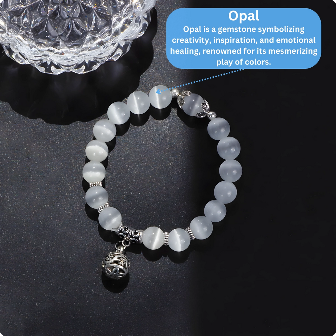 INNERVIBER Crystal Opal Love Protection Bracelet - INNERVIBER