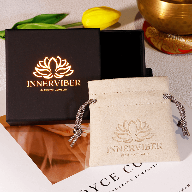 INNERVIBER Golden Lucky Beads Braided String Bracelet - INNERVIBER