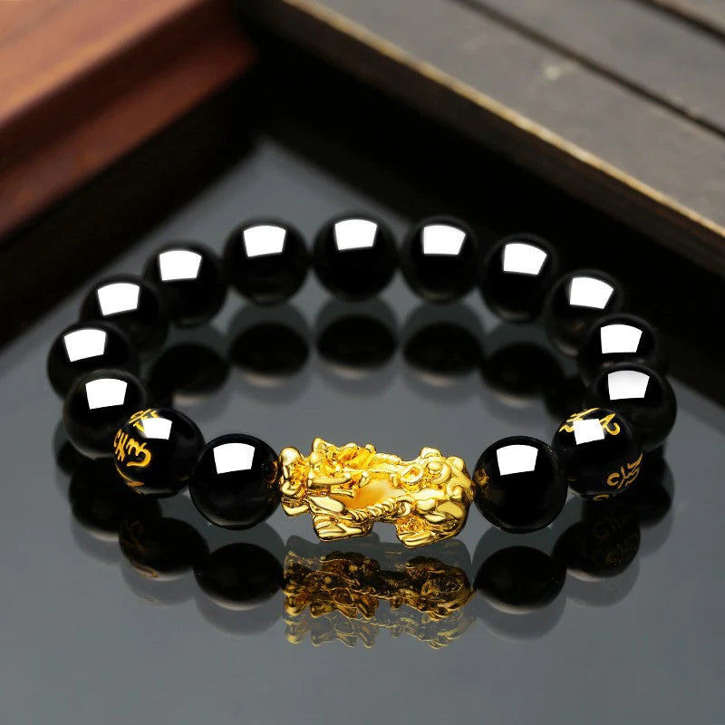 Black Obsidian Pixiu Bracelet