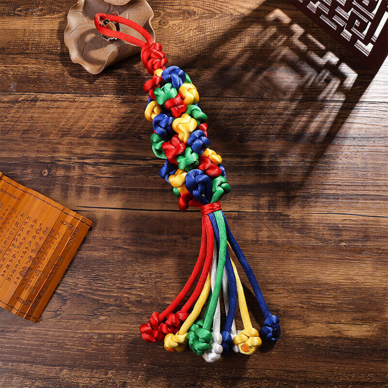 INNERVIBER Tibetan Style Handwoven Vajra Knot Safety Protection Decoration - INNERVIBER