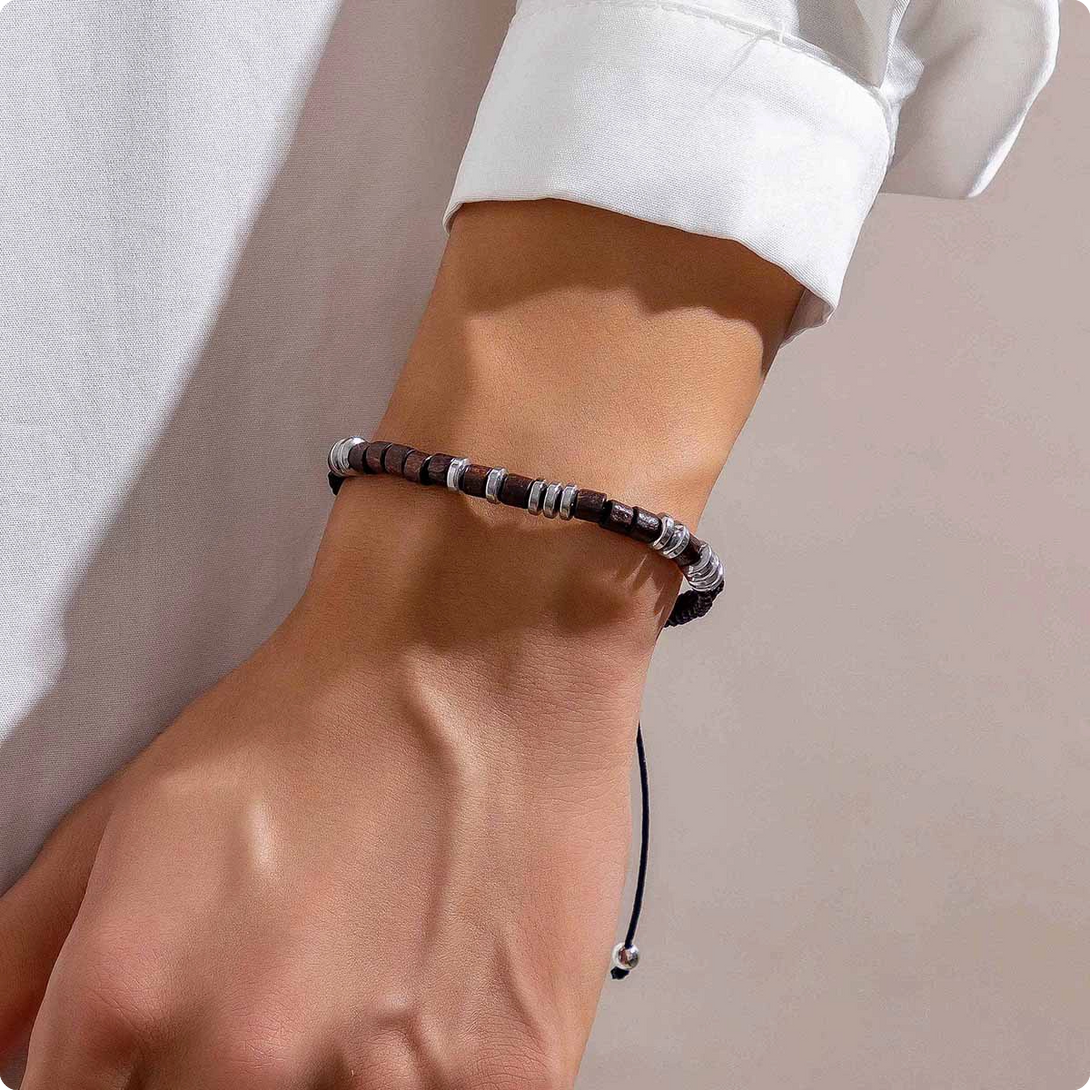 To My Grandson, I Love You Morse Code Bracelet - INNERVIBER