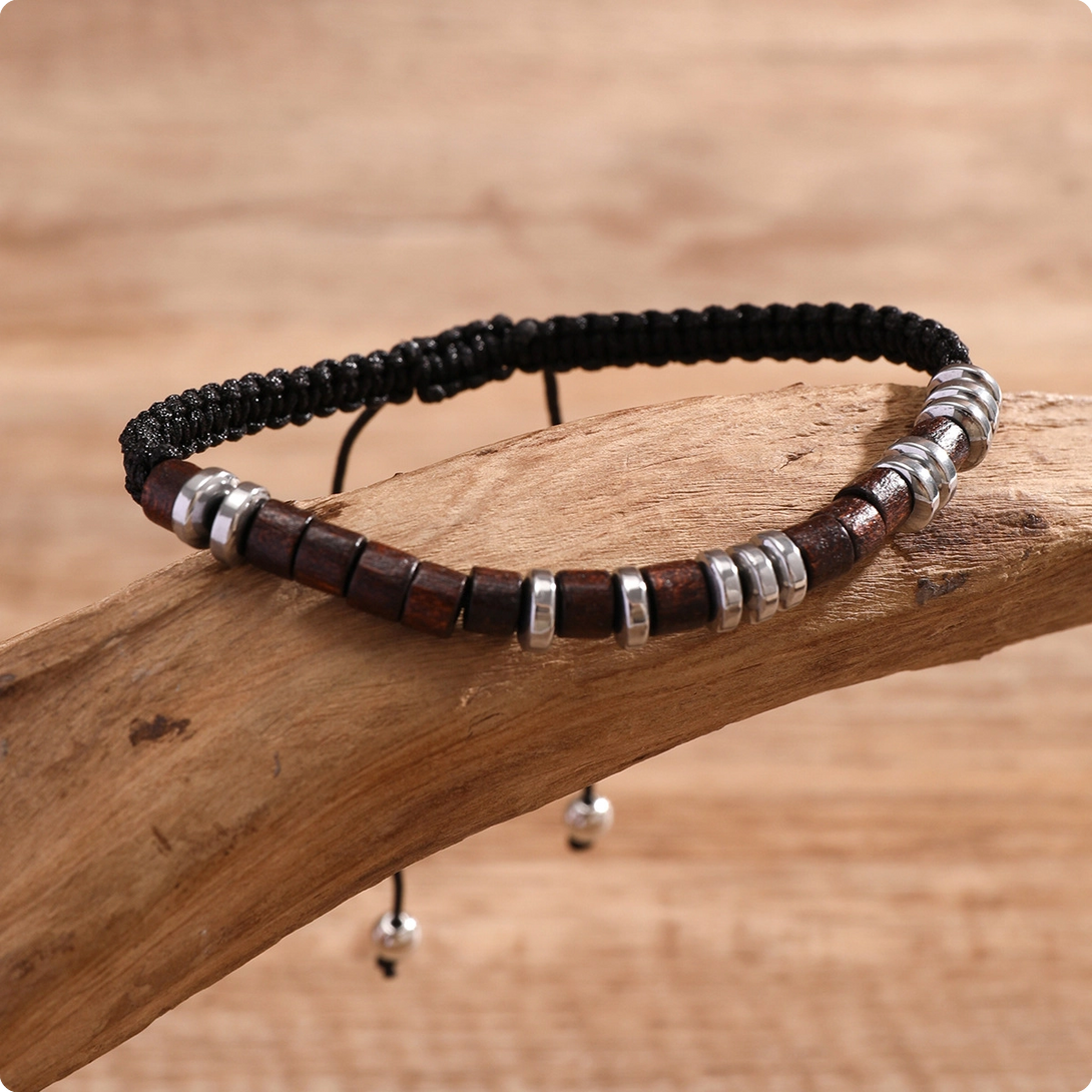 To My Grandson, I Love You Morse Code Bracelet - INNERVIBER