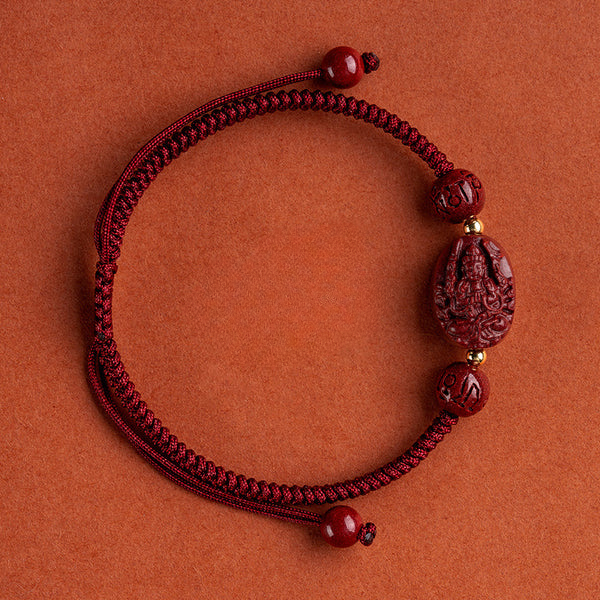 INNERVIBER Braided Red String Protection Bracelet