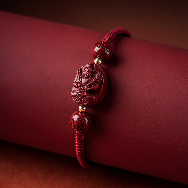 Cinnabar  Red String Bracelet Innerviber