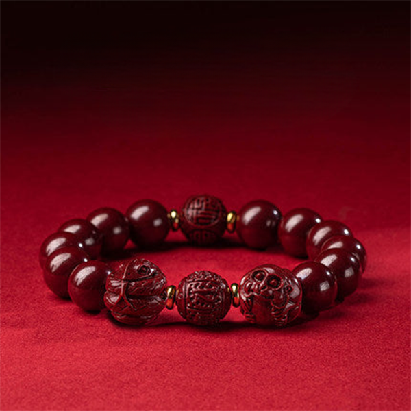 INNERVIBER Cinnabar Chinese Zodiac Fortune Luck Bracelet Bracelet INNERVIBER Monkey Female