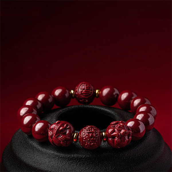 INNERVIBER Cinnabar Chinese Zodiac Fortune Luck Bracelet Bracelet INNERVIBER 3