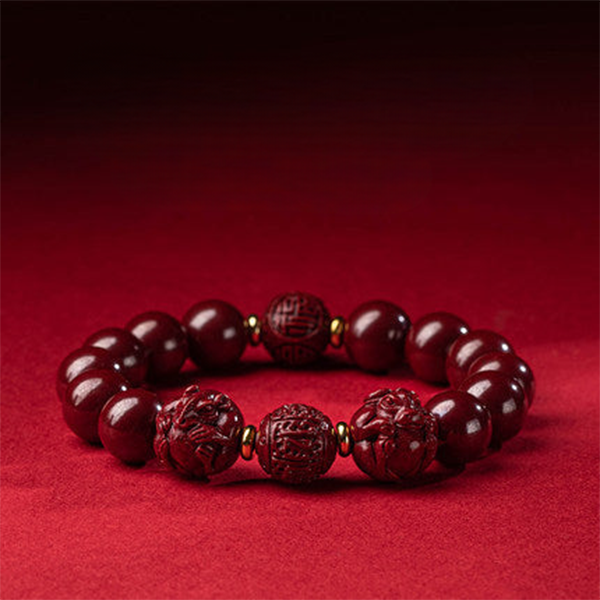 INNERVIBER Cinnabar Chinese Zodiac Fortune Luck Bracelet Bracelet INNERVIBER Ox Female