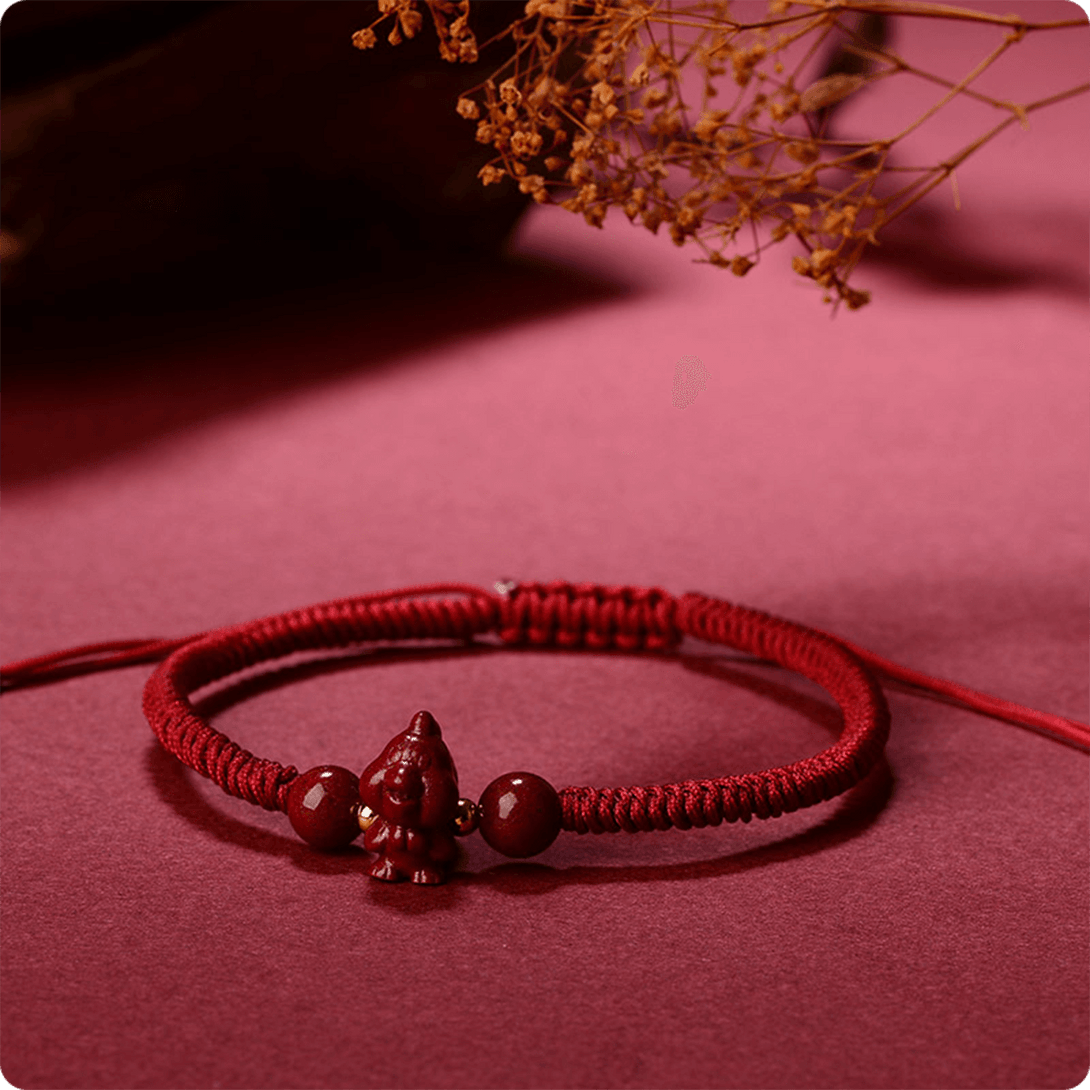 12 Chinese Zodiac Cinnabar Prosperity Red String Bracelet Bracelet INNERVIBER Rooster