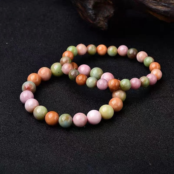 BlessingGiver Colorful Agate Single Circle Lucky Bracelet BlessingGiver