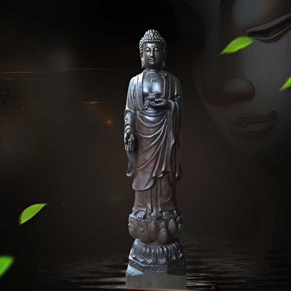 Gautama Buddha Agarwood Enlightenment  Decoration Decoration INNERVIBER 22cm