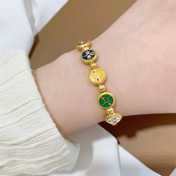 Gold Plated Prosperity Bracelet INNERVIBER