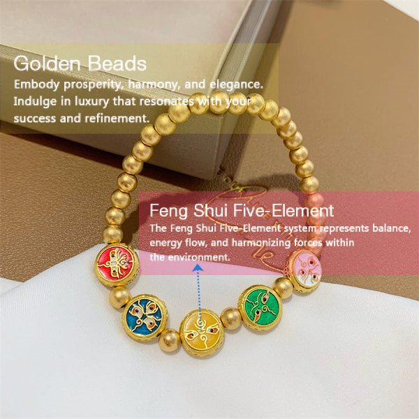 Glden Beads and Feng shui Five element INNERVIBER