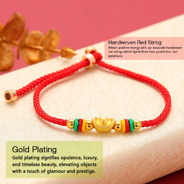 INNERVIBER Red String And Gold Plating