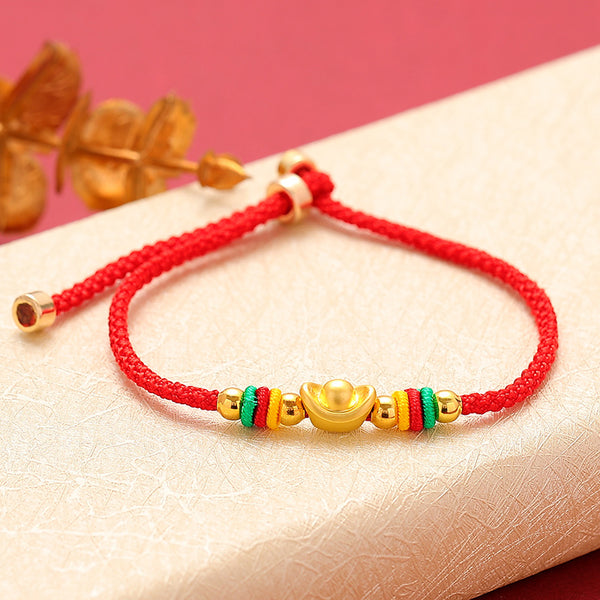  Golden Ingot Red String Bracelet INNERVIBER