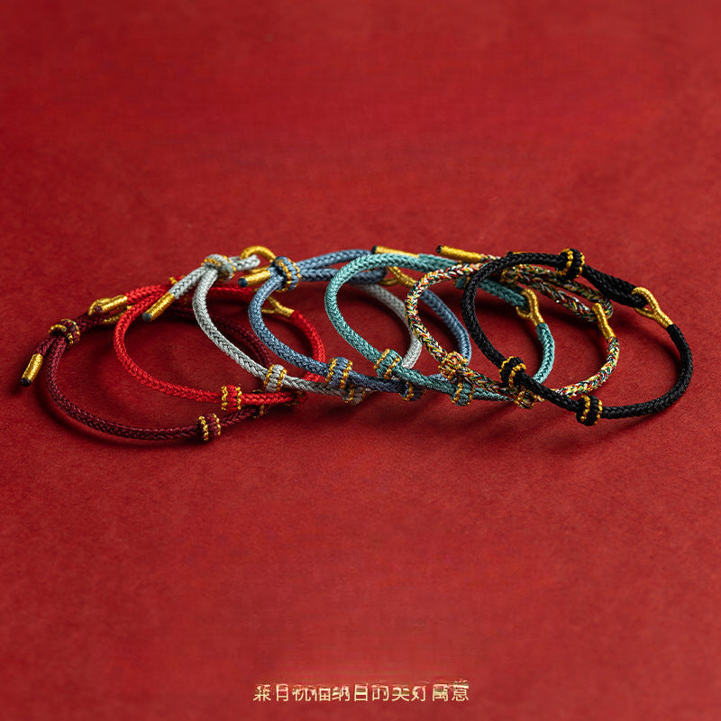 Handmade Braided Chinese Knot Peace Red String Bracelet Bracelet INNERVIBER 4