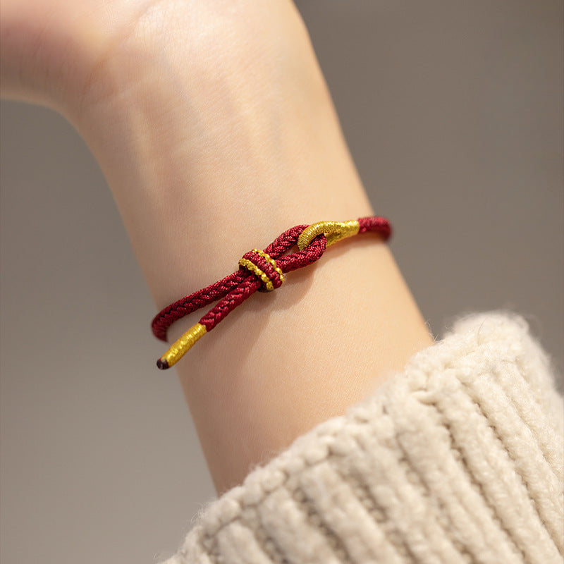 Handmade Braided Chinese knot Peace Red String Bracelet INNERVIBER