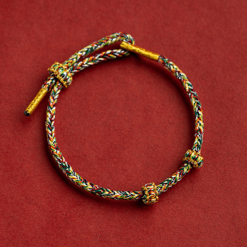Colorful Handmade String Bracelet INNERVIBER