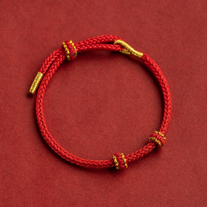 Handcrafted Braided Peace Auspicious Bracelet INNERVIBER