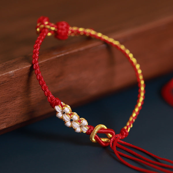 INNERVIBER Handmade Braided String Bracelet  5