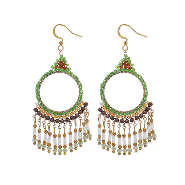 Handwoven Tassels Bohemian-style Niche style Earrings Earrings INNERVIBER 4