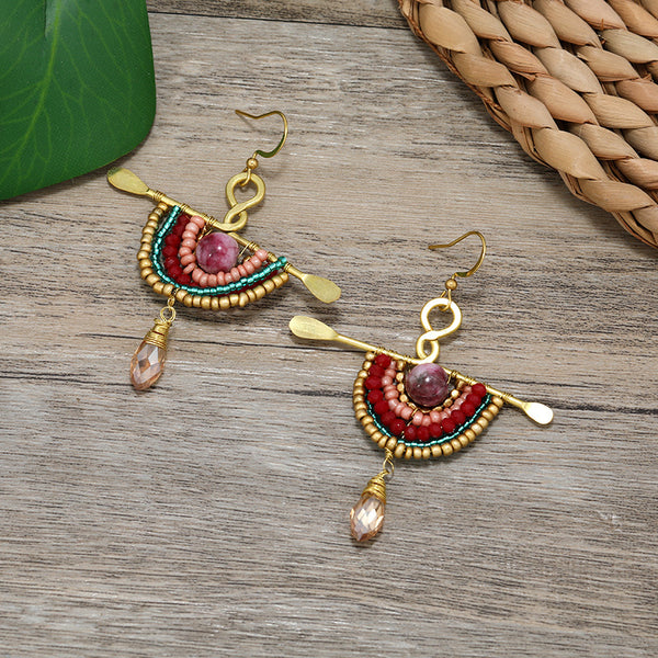 Handwoven Tassels Bohemian-style Niche style Earrings Earrings INNERVIBER 2