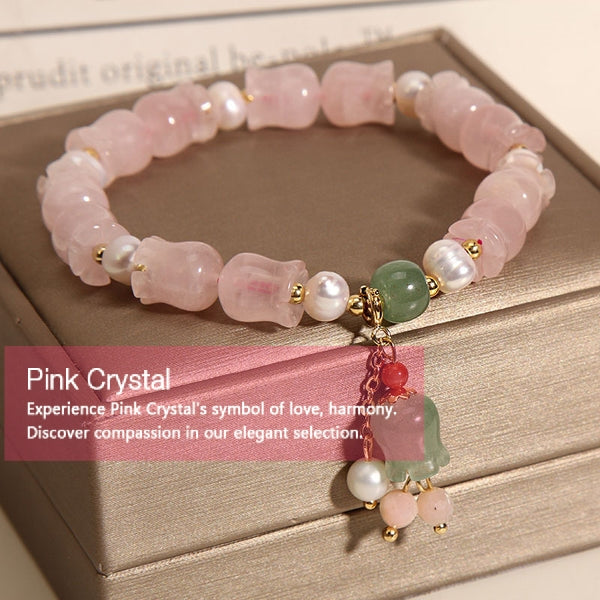 Pink Crystal Bracelet | INNERVIBER