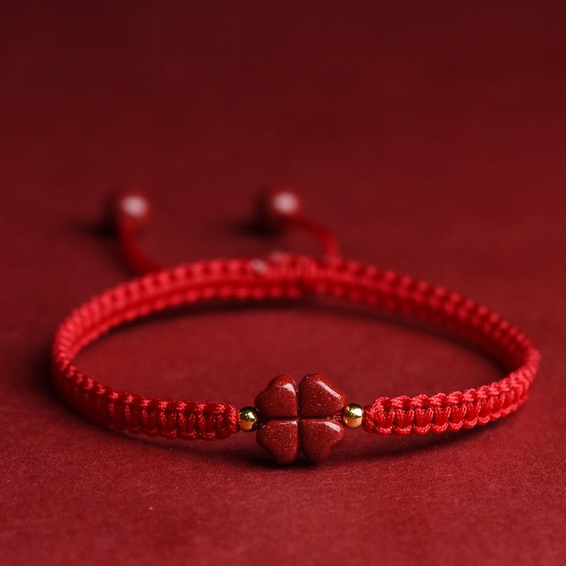 Braided Lucky Red String Anklet Bracelet INNERVIBER