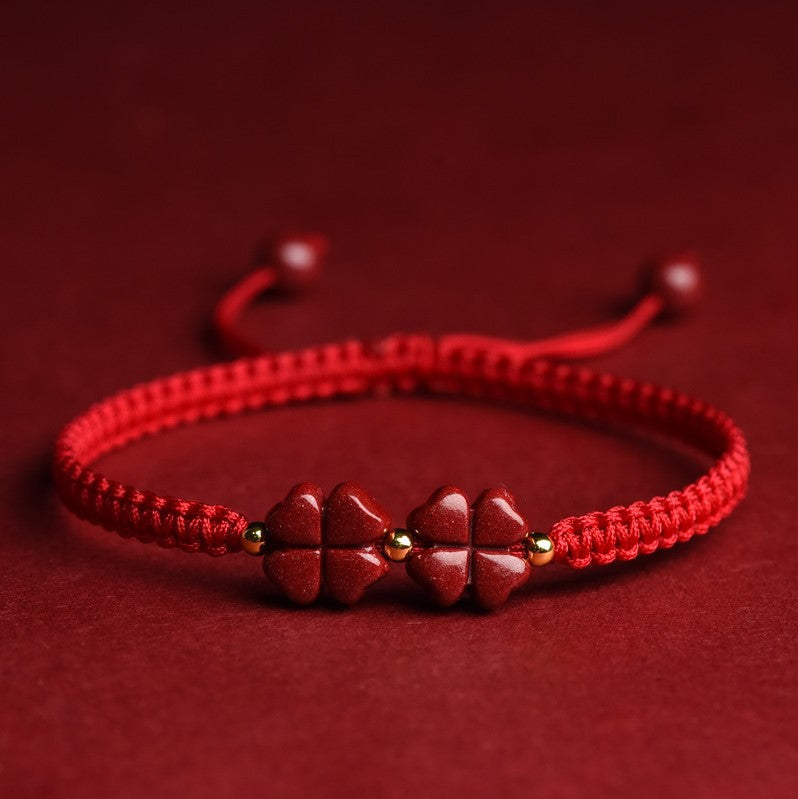 Braided Lucky Red String Anklet Bracelet INNERVIBER 2
