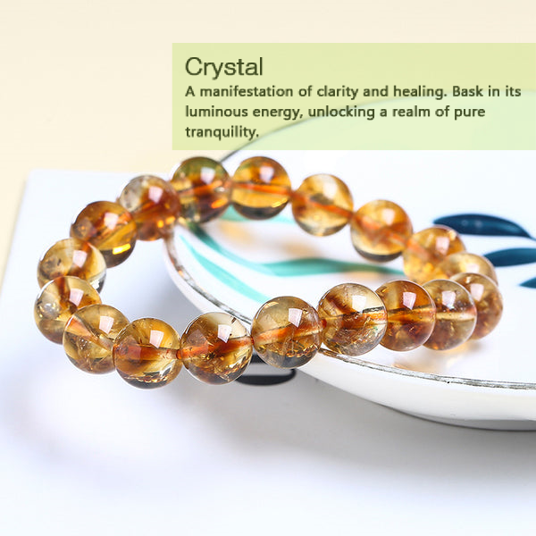 Natural Citrine Crystal Wisdom Bracelet Bracelet INNERVIBER 2