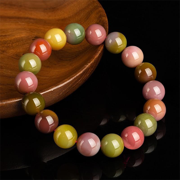 BlessingGiver Natural Colorful Agate Beauty Bracelet BlessingGiver