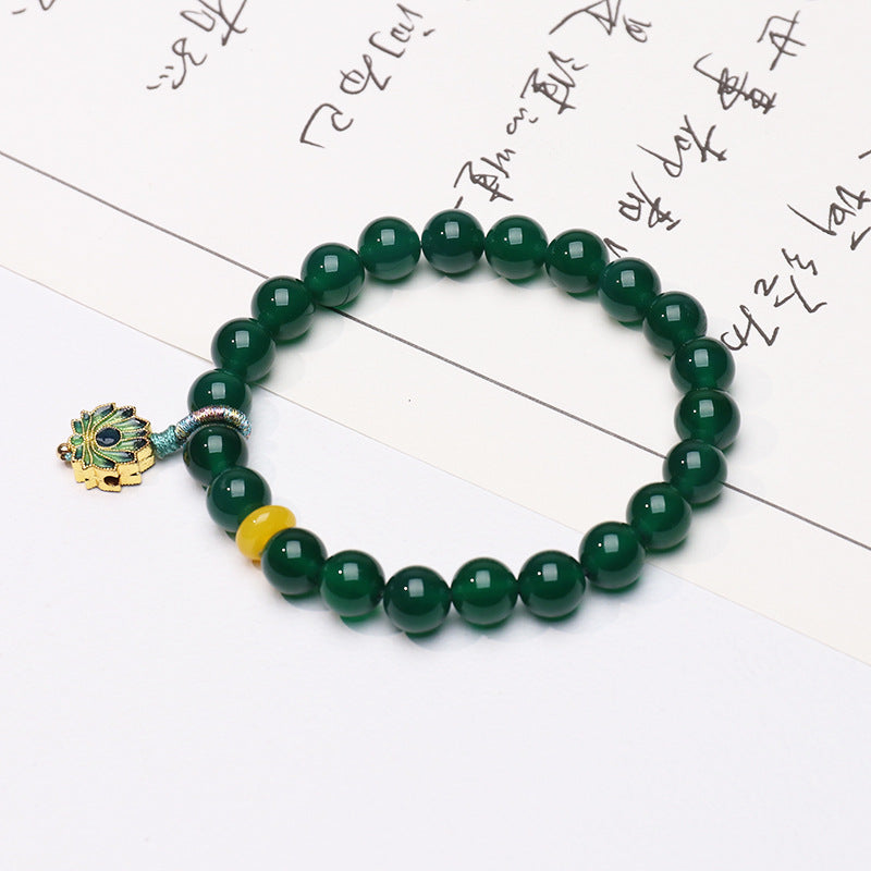 Green Agate Bracelet | Green Protection Bracelet | INNERVIBER