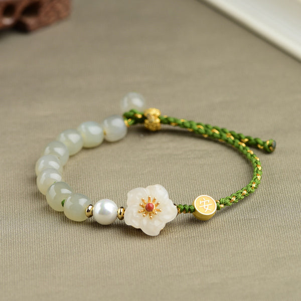 INNERVIBER Blossom Harmony Braided Bracelet 