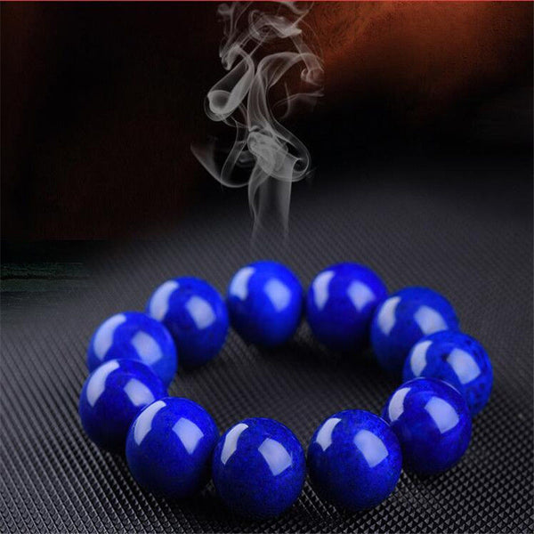 Natural Blue Lapis Lazuli Crystal Bracelet Bracelet INNERVIBER 1