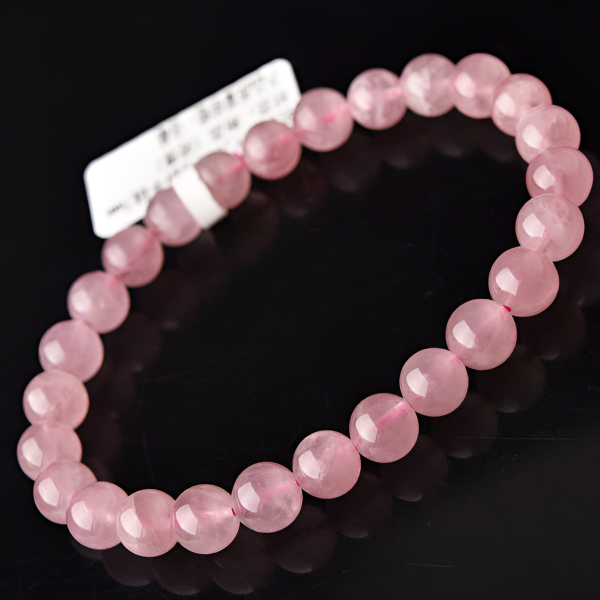 Natural Pink Crystal Rose Quartz Lucky in Love Bracelet Bracelet INNERVIBER main
