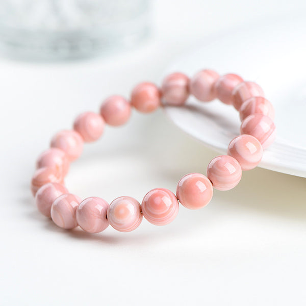 INNERVIBER Energy Pink Beads Bracelet