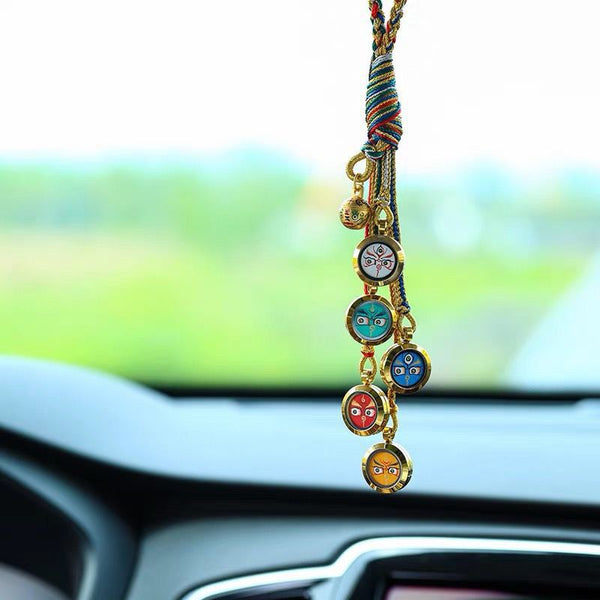  Nepal Ethnic Colorful rope  Car Decoration INNERVIBER 3