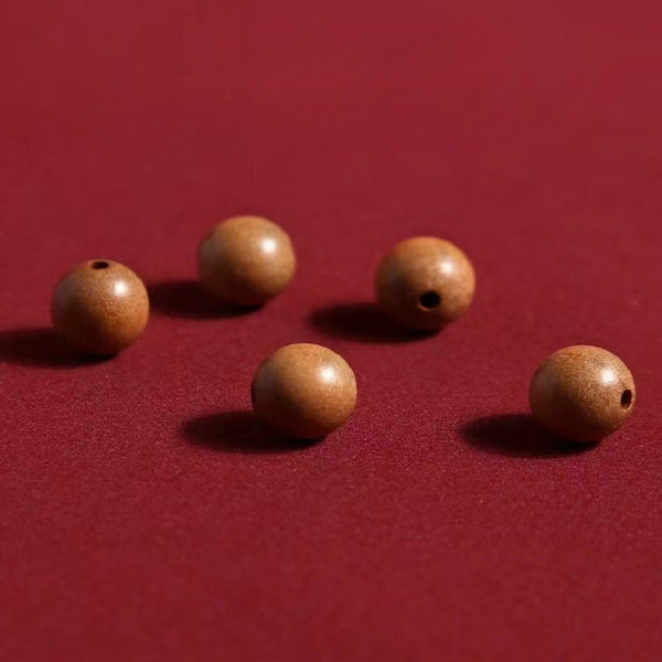 INNERVIBER Peach Wood Beads