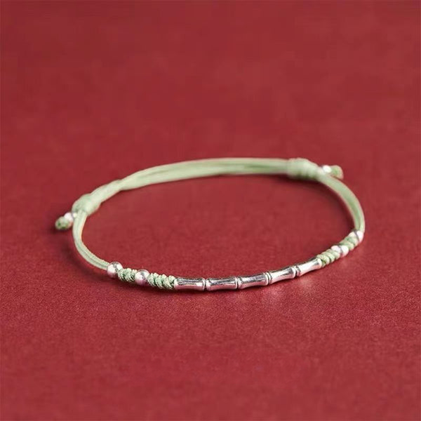925 Sterling Silver Bamboo Joints Bracelet INNERVIBER