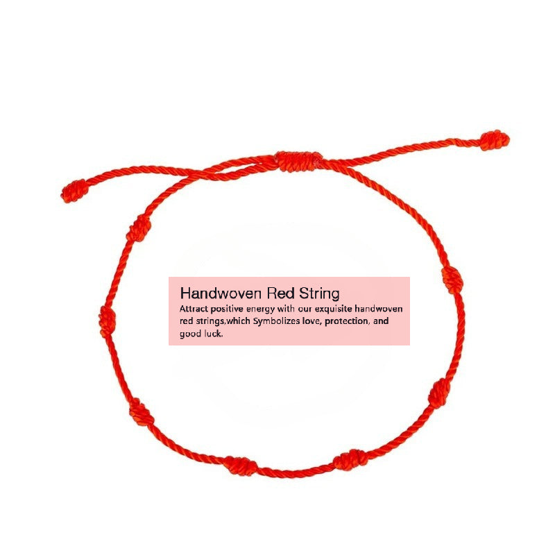 Handwoven Red String