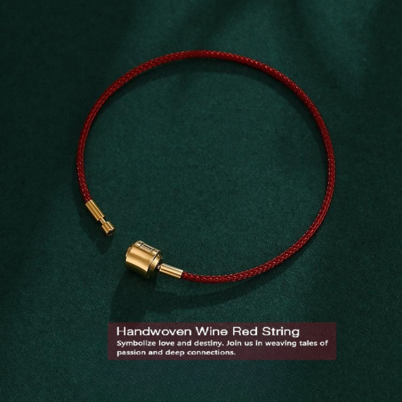 Handwoven Wine Red String INNERVIBER