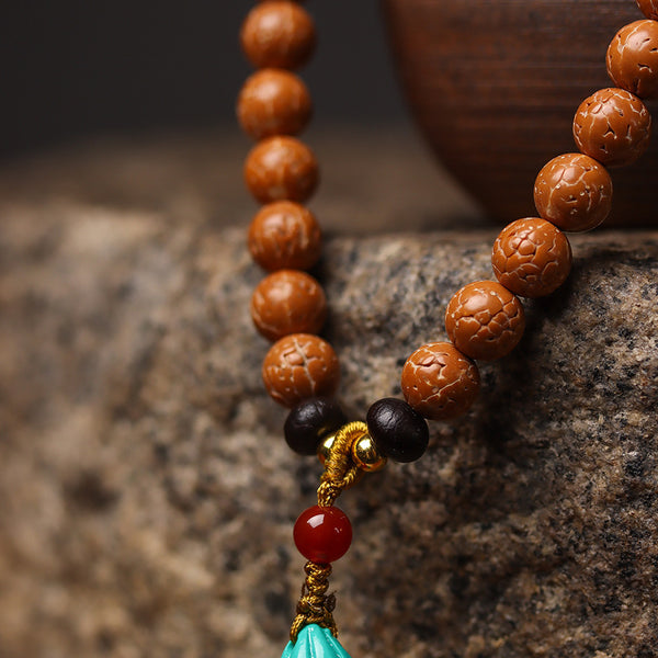 Bead Bracelet Lotus Seedpod Spiritual Bracelet INNERVIBER