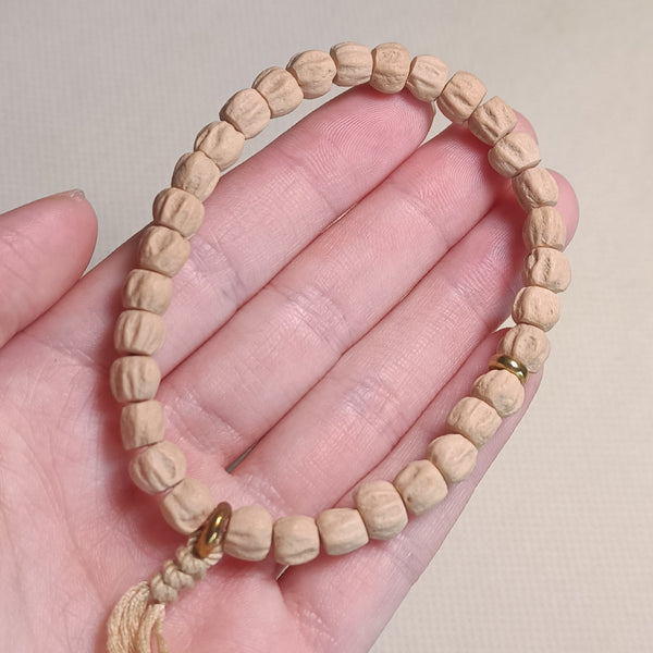 Tibetan Cypress Bodhi Seed Single Loop Spiritual Growth Bracelet Bracelet INNERVIBER Simple 6-8mm