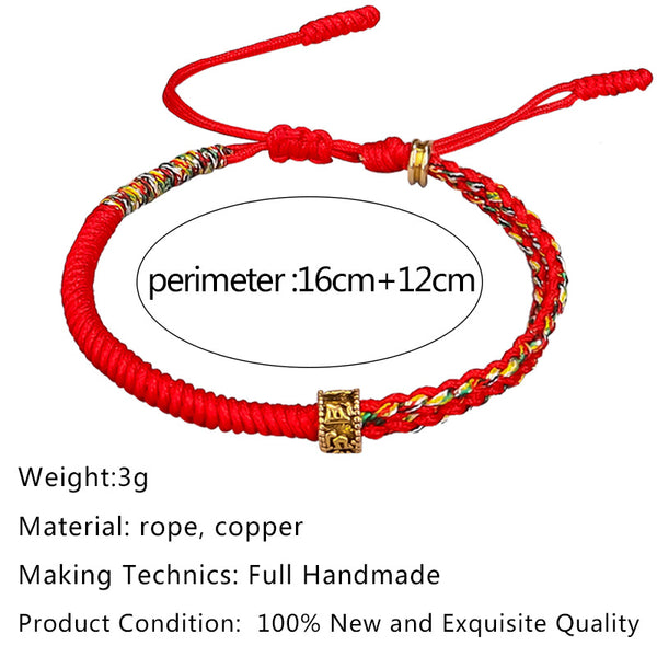 Specific details of Tibetan String Bracelet
