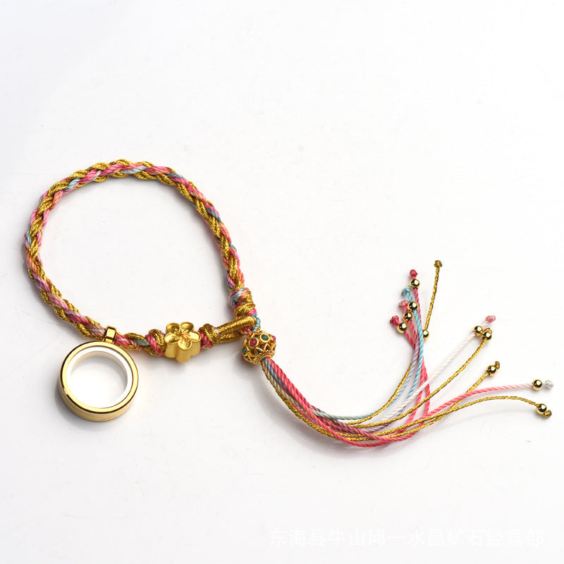 INNERVIBER Tibetan Handwoven Single-loop Health Healing Luck Tassel Bracelet Bracelet INNERVIBER 4