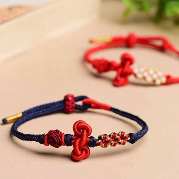 Chinese on sale knot bracelet