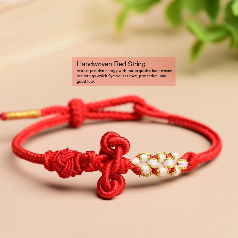 INNERVIBER Handwoven Red string