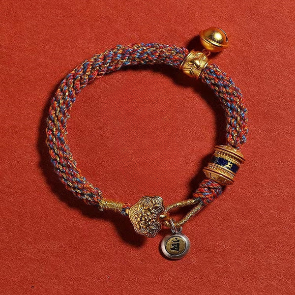 Tibetan Chinese Zodiac Guardian Hand-Woven Protection Bracelet Bracelet INNERVIBER main