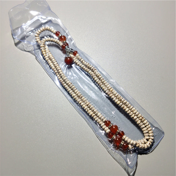 INNERVIBER 108 Beads MALA Star Moon Bodhi Opal Buddha Beads Bracelet INNERVIBER