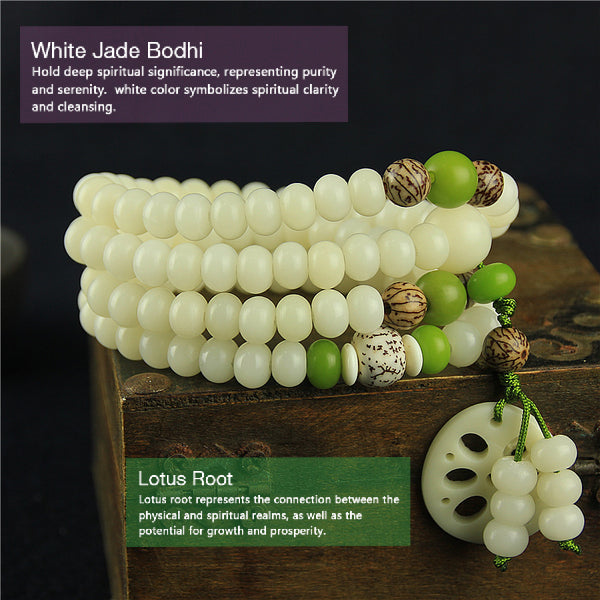White Jade Bodhi and Lotus Root
